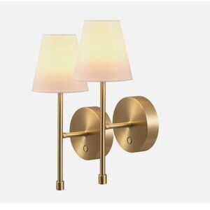 Globe Electric Wireless Rechargeable LED Integrated Wall Sconce (2 Pack)